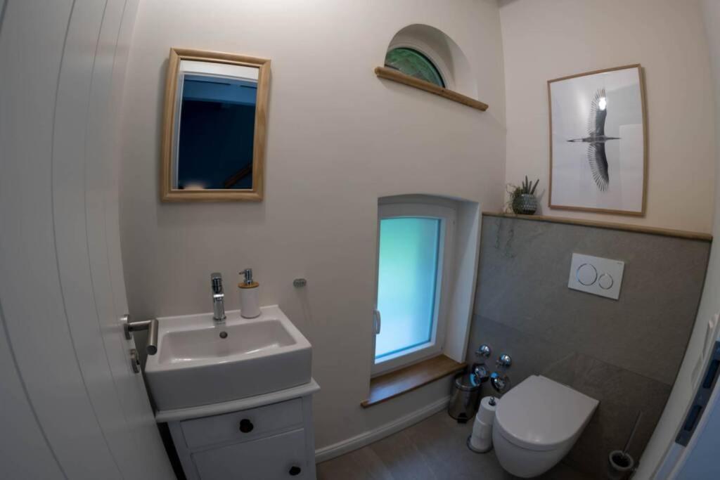 Zum Heuerling Ferienwohung Im Alten Stall Mit Sauna Versmold Exterior photo